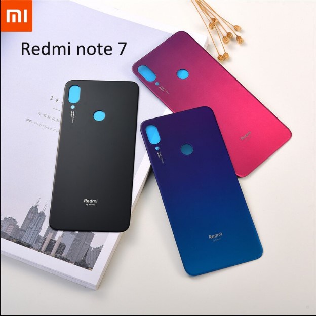 Nắp lưng Xiaomi Redmi Note Note 7 / 7 Pro - Chất liệu kính Có quà tặng kèm