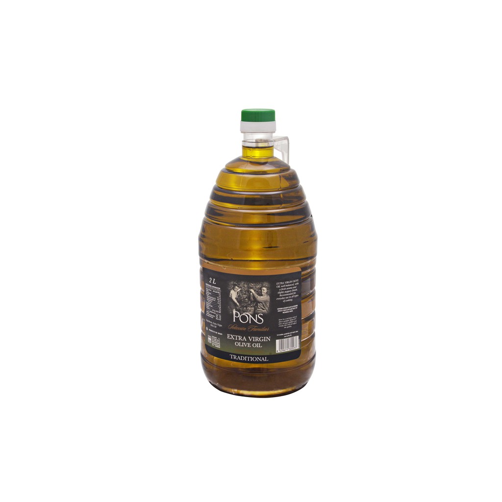 Dầu Oliu PONS EXTRA VIRGIN 2 LÍT (CHAI NHỰA)