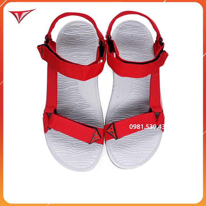 Dép Sandal Việt Thủy Quai Chéo Nam Nữ Đỏ - VT8