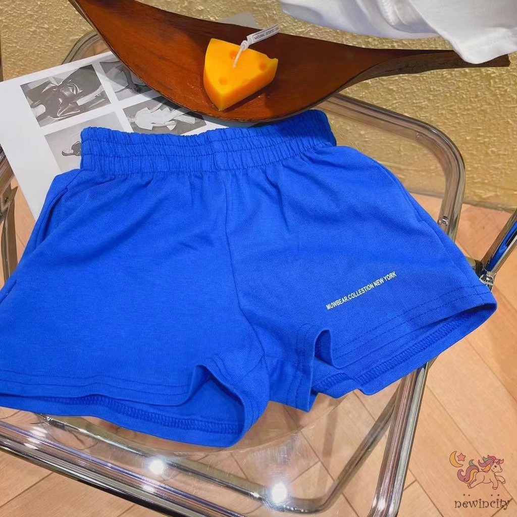 Áo thun ngắn tay họa tiết hoạt hình và quần short thời trang hàn quốc dành cho bé