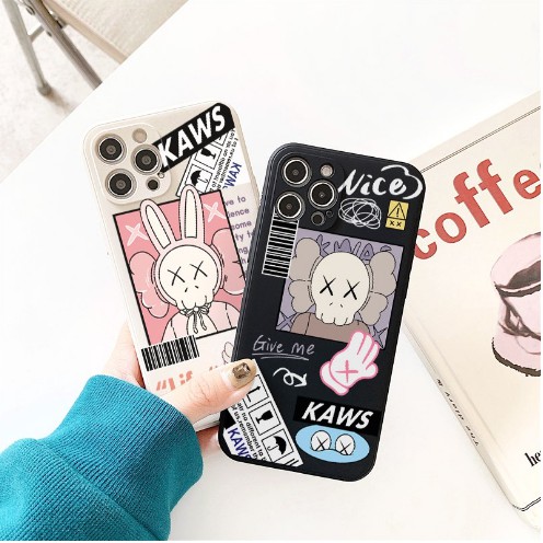 Ốp lưng iphone Kaws nice cạnh vuông 6/6plus/6s/6splus/7/7plus/8/8plus/x/xr/xs/11/12/pro/max/plus/promax - Jerry Shop