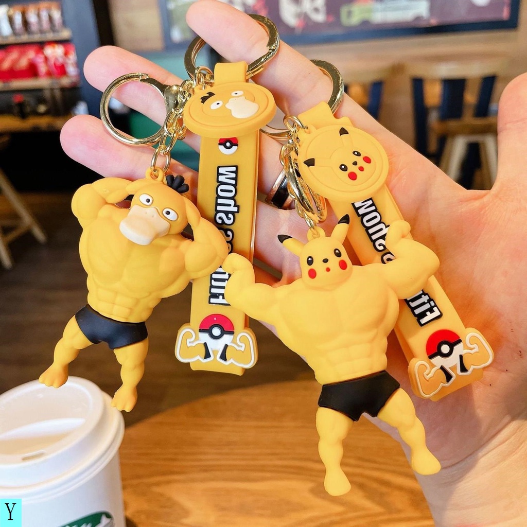 Móc Khóa Hình Pokemon Dễ Thương