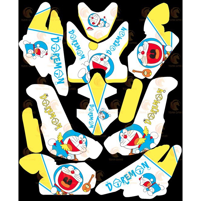 Tem trùm xe điện Xmen Doraemon