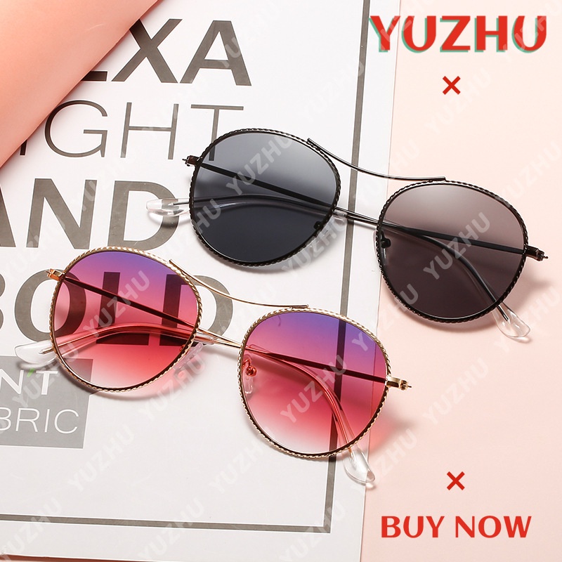 Kính Mát Gọng Tròn Kim Loại Thời Trang Xu Hướng