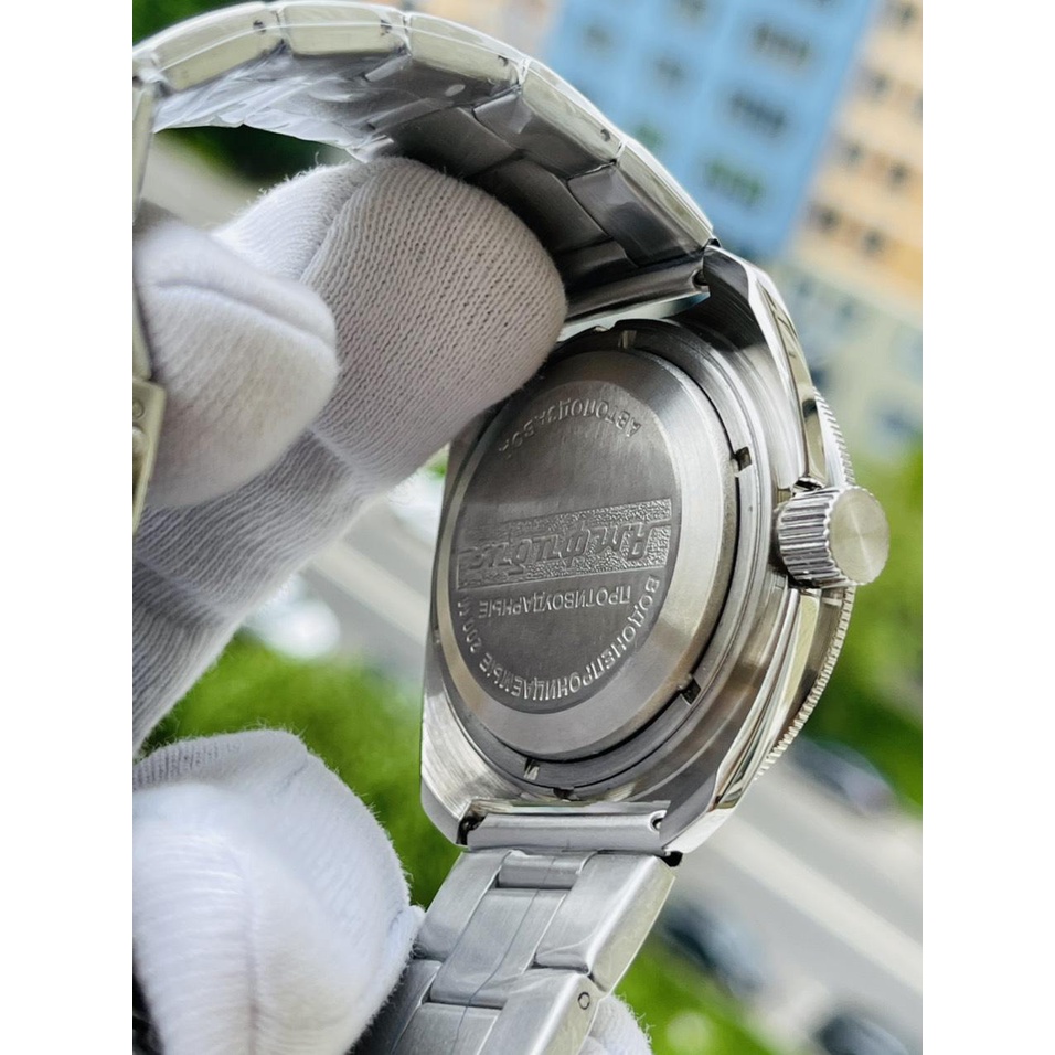 Đồng hồ Nga Vostok Amphibia 710640. Đồng hồ nam Vostok máy cơ tự động Automatic, size mặt 42, chống nước tốt 20 ATM