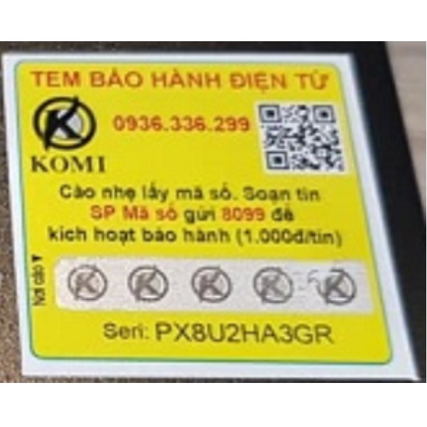 VANG CƠ CHỐNG HÚ KOMI MX-K10 PLUS