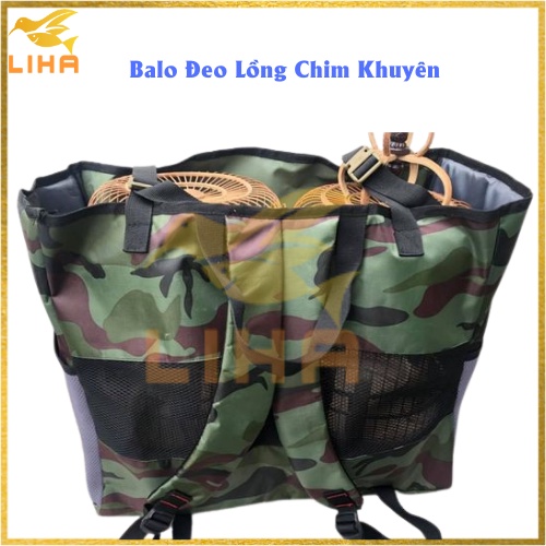Balo Đeo Lồng Chim Khuyên, Chòe Đất - Phụ Kiện Cho Chim Cao Cấp