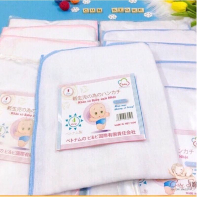 BooBoo Baby- Khăn tắm xô xuất nhật FREESHIP Khăn xô tắm Baby xuất nhật 6 lớp cho bé