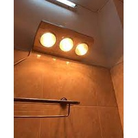 Đèn sưởi nhà tắm đui sứ chống cháy nổ,bóng đèn sưởi nhà tắm 2 bóng 3 bóng treo tường cao cấp giá rẻ tại kho