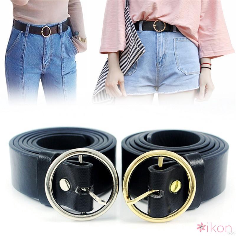 ✨Ikon Dây nịt da PU thiết kế hợp thời trang cho nữ