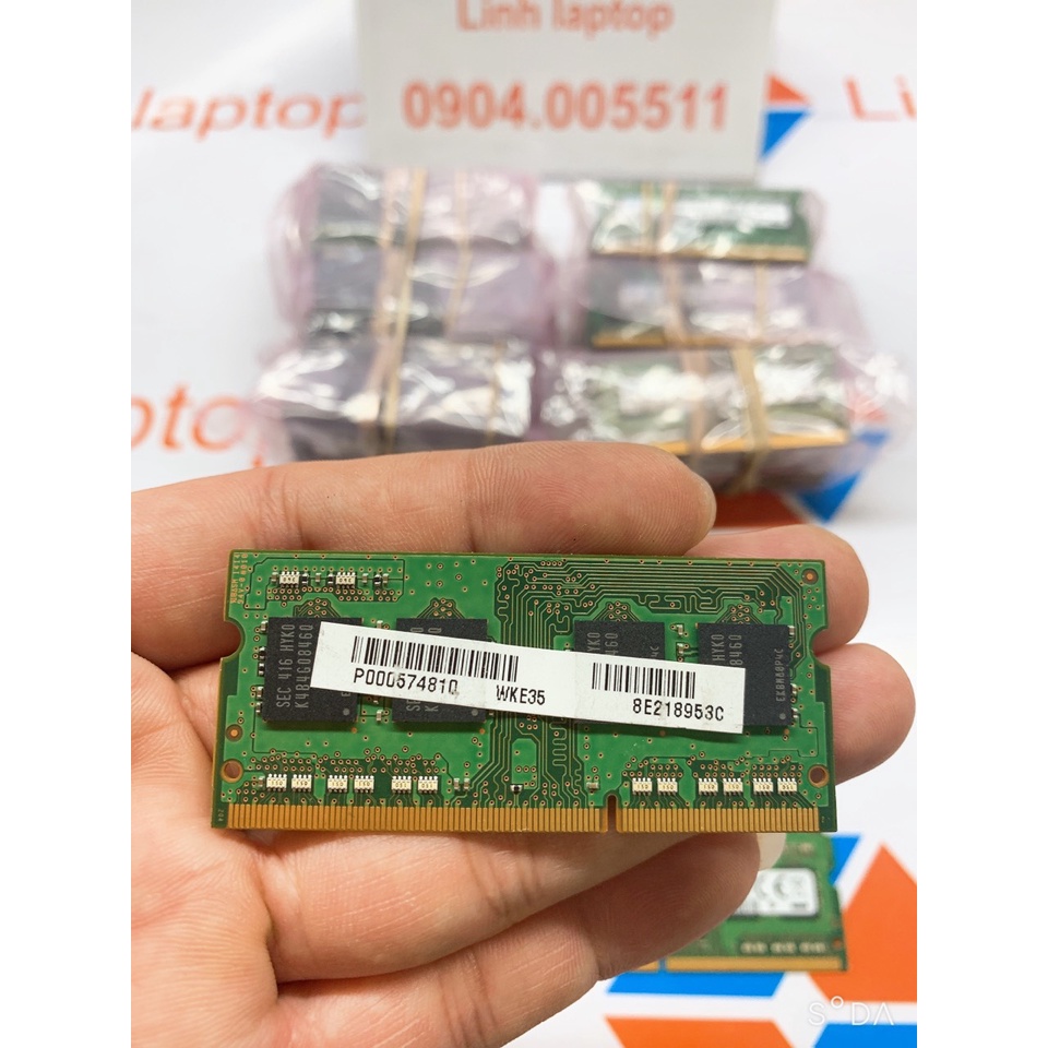 Ram laptop DDR3L 4Gb, 8Gb bus 1600, 1333 và các loại khác, bảo hành 1 năm