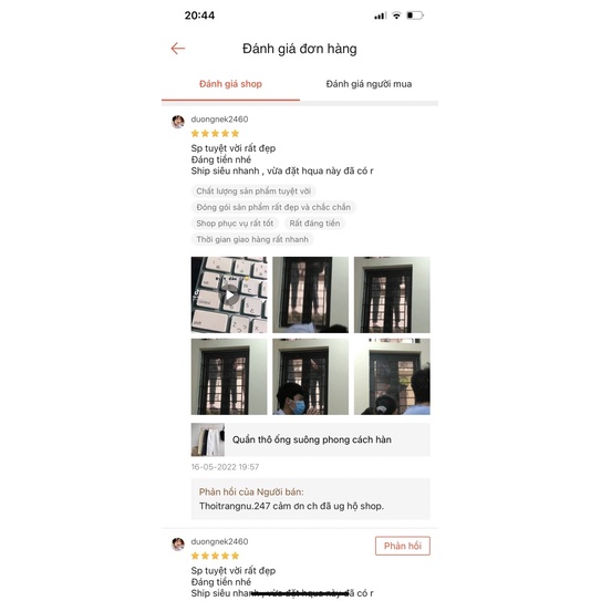 Quần thô ống suông phong cách hàn