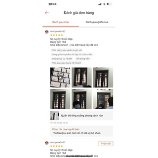 Quần thô ống suông phong cách hàn