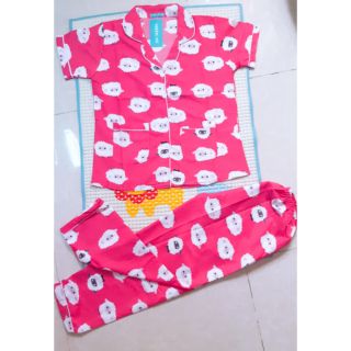 Bộ kate thái tay ngắn quần dài