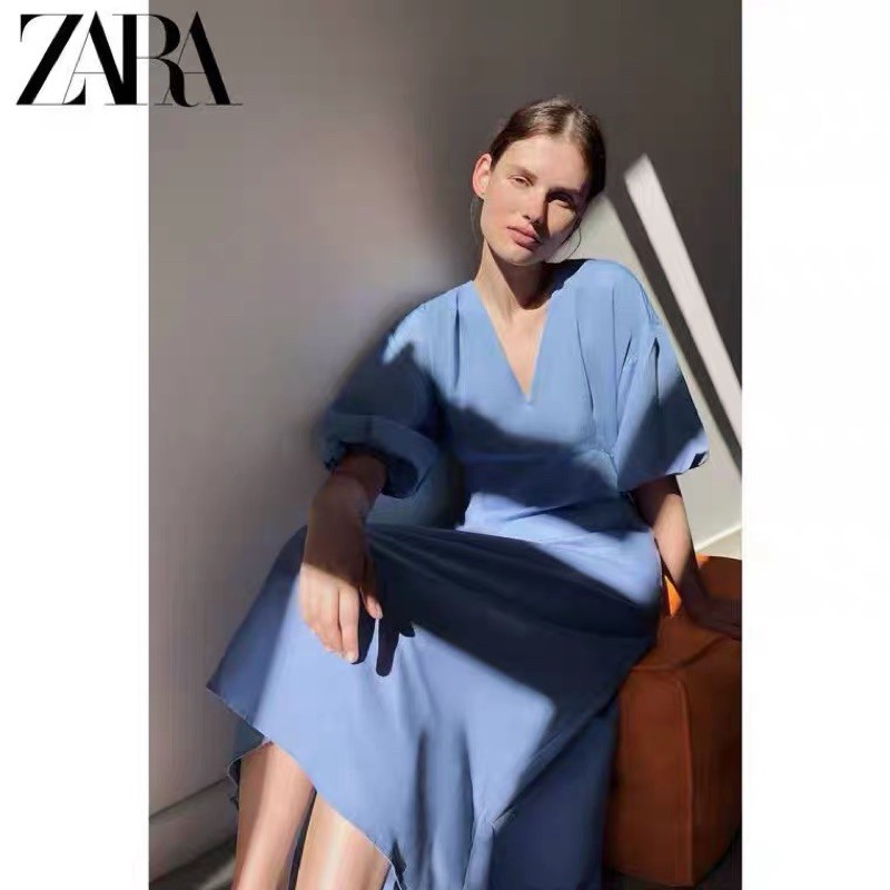 (Sẵn) Váy midi Zarraa tuồn sịn, kèm ảnh thật