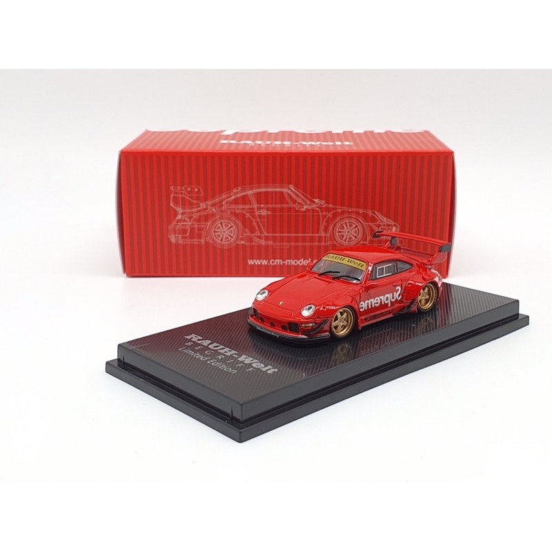 Xe Mô Hình Porsche RWB Sekund Entwicklung Supreme Limited 1:64 CM Model ( Đỏ Supreme )