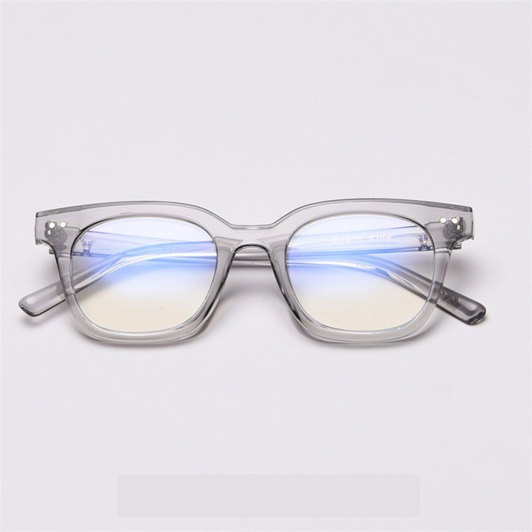 Gọng kính cận nam nữ Cao cấp chống UV400 , vuông chữ V thời trang ( Bản khắc chữ ) 2022 - 3331