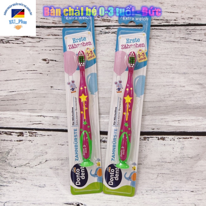 Bàn chải Dontodent cho trẻ 0-3 tuổi - Đức