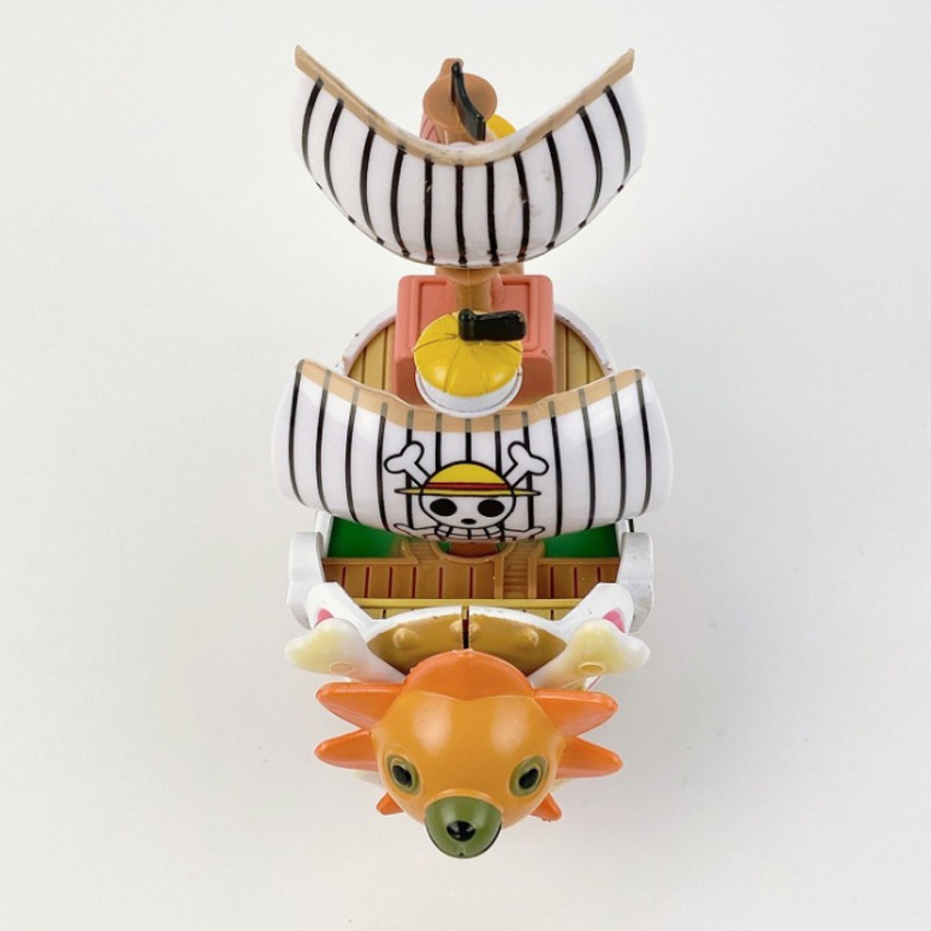 Mô Hình Tàu hải tặc Thousand Sunny Mũ Rơm Luffy One Piece (9x10 cm)