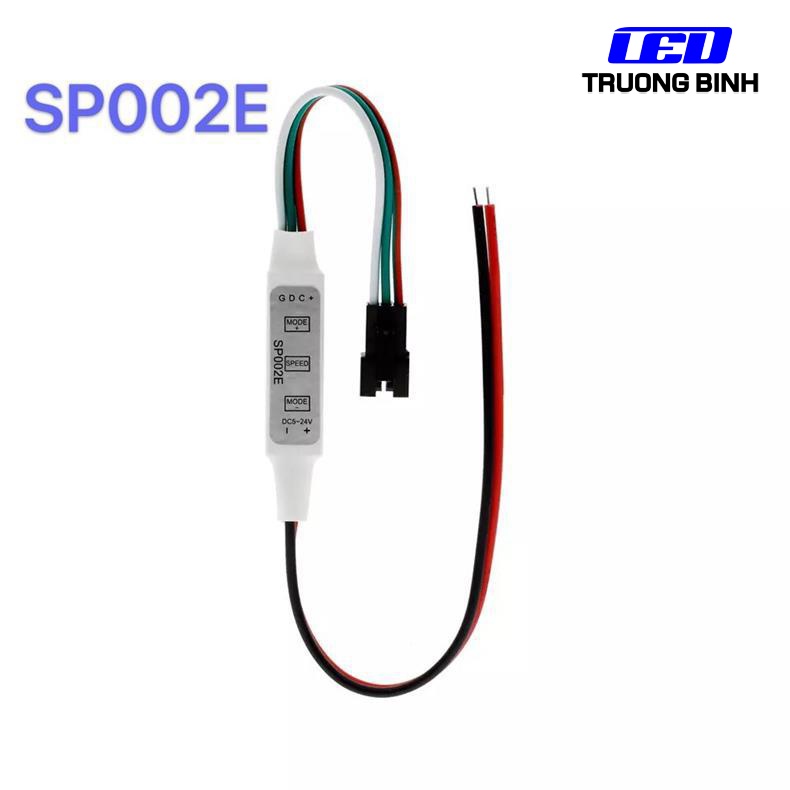SP002E BỘ ĐIỀU KHIỂN 3 NÚT NHẤN CHO LED FULL MÀU ARGB WS2812B WS2811 UCS1903