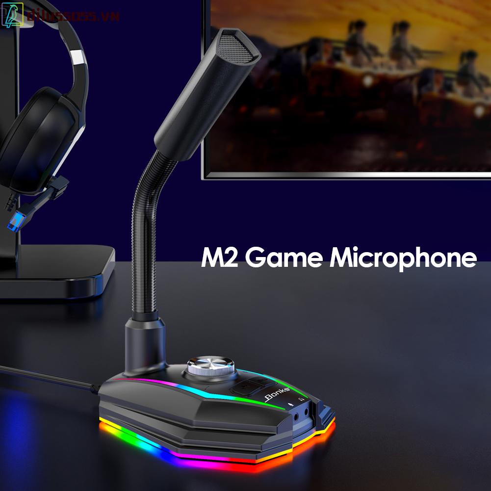 Micro Dilussoss M2 Usb Rgb Giảm Tiếng Ồn Cho Livestream