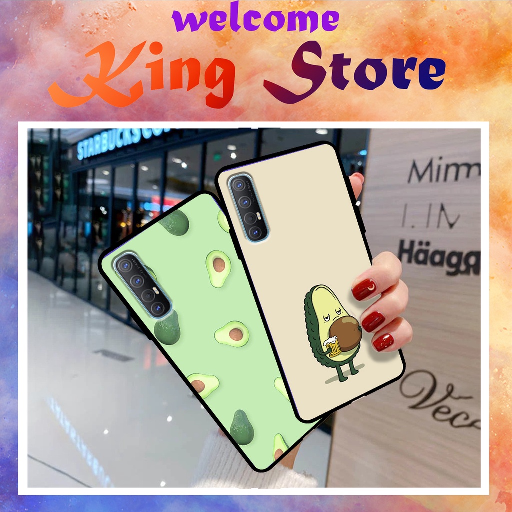 Ốp lưng Oppo Reno 2 - Reno 2F - Reno 3 - Reno 3 Pro - Ốp in hình trái bơ siêu dễ thương