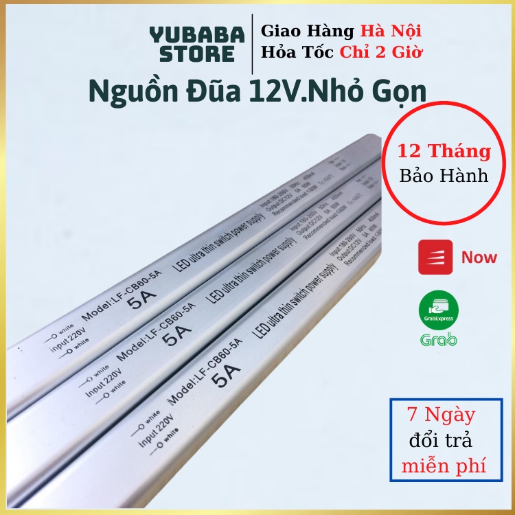 Nguồn Đũa 12V - 2A,3A,5A -Nhỏ Ngọn Thích Hợp Cho Đi Dây Đèn Khu Vực Nhỏ, Hẹp