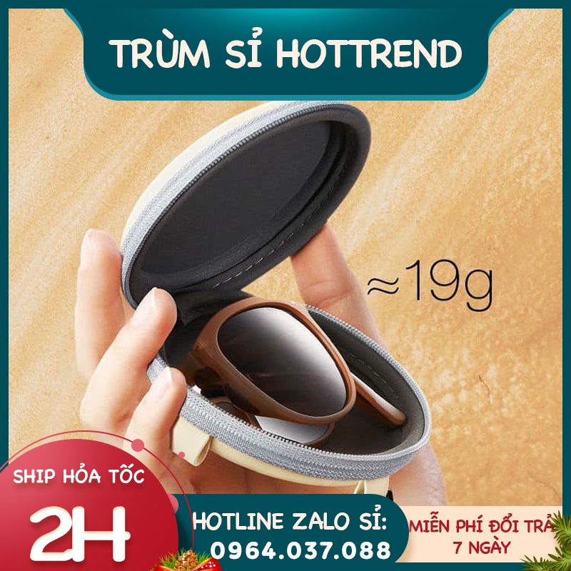 Kính gấp gọn chống tia UV kèm hộp hottrend