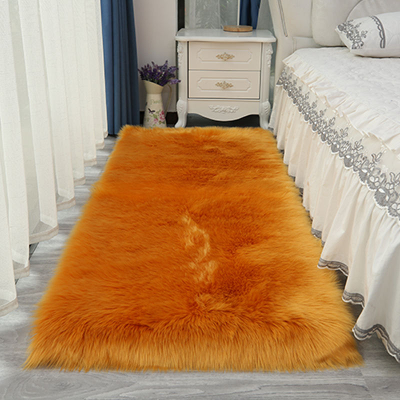 Thảm lông giả trải sàn phòng khách và phòng ngủ
