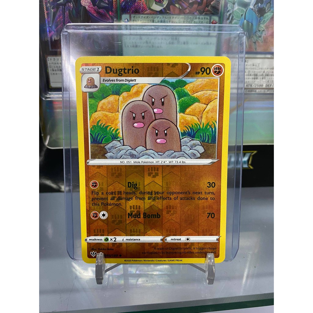 [ Dưa Hấu Yugioh ] Lá bài thẻ bài Pokemon Dugtrio