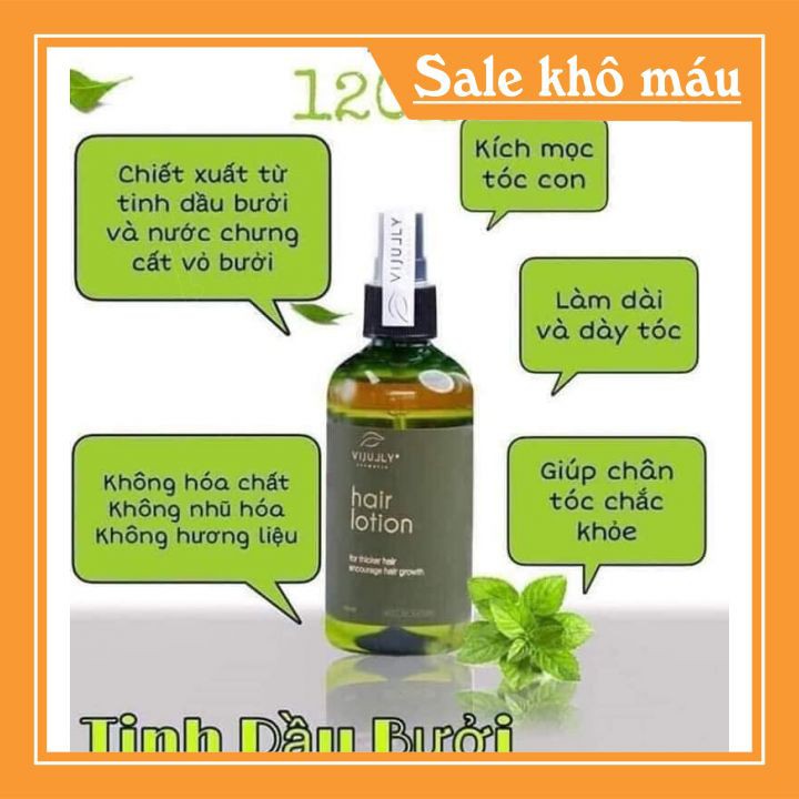[SALE KHÔ MÁU] Tinh Dầu Bưởi KÍCH THÍCH MỌC TÓC Vi Jully  -  Hạn Chế Rụng Tóc - Giúp Tóc Chắc Khỏe | BigBuy360 - bigbuy360.vn