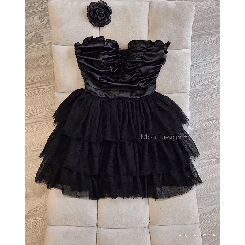 Đầm xoè tầng công chúa