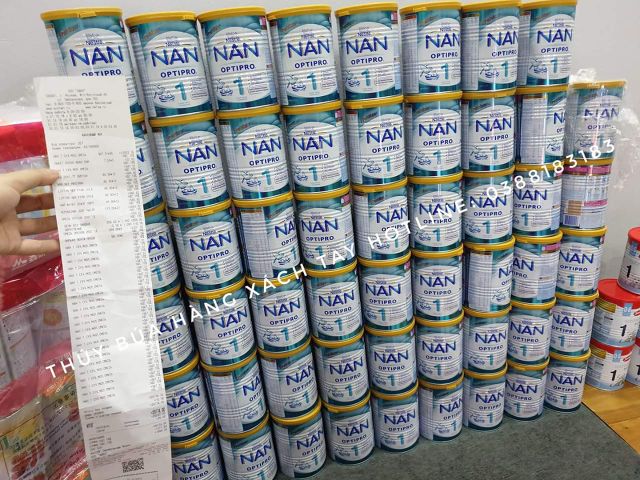 Sữa Nan Nga các số 400g và 800g