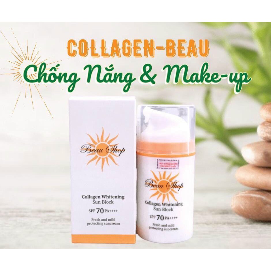 Kem chống nắng Collagen_Beau Shop_ 80g.