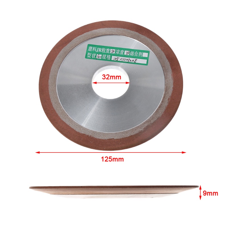 Bánh Xe Mài Một Bên 125mm Thay Thế Bằng Nhựa Resin Kim Cương