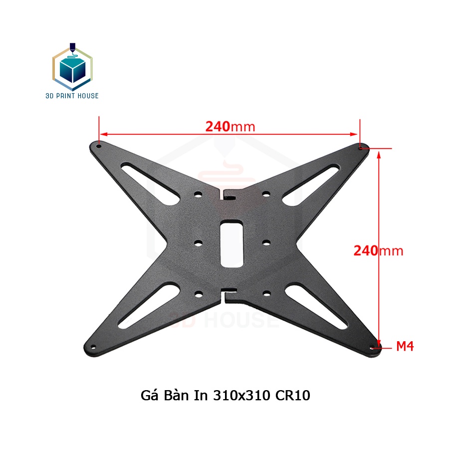 Gá Bàn Nhiệt CR10 Size 310x310 Cho Máy In 3D