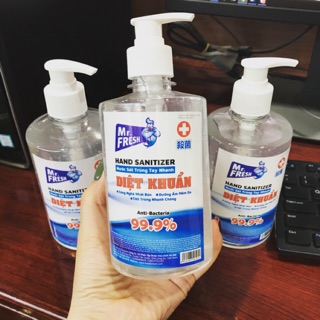 Nước rửa tay khô mr.fresh diệt khuẩn 99,99% dạng gel 500ml phòng dịch bệnh