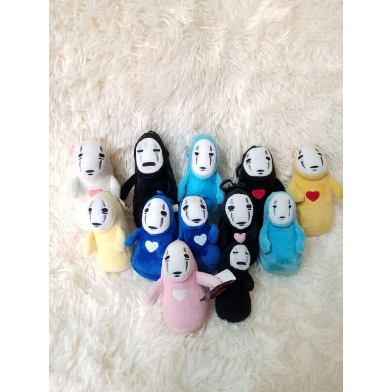 Móc khóa gấu bông Vô Diện