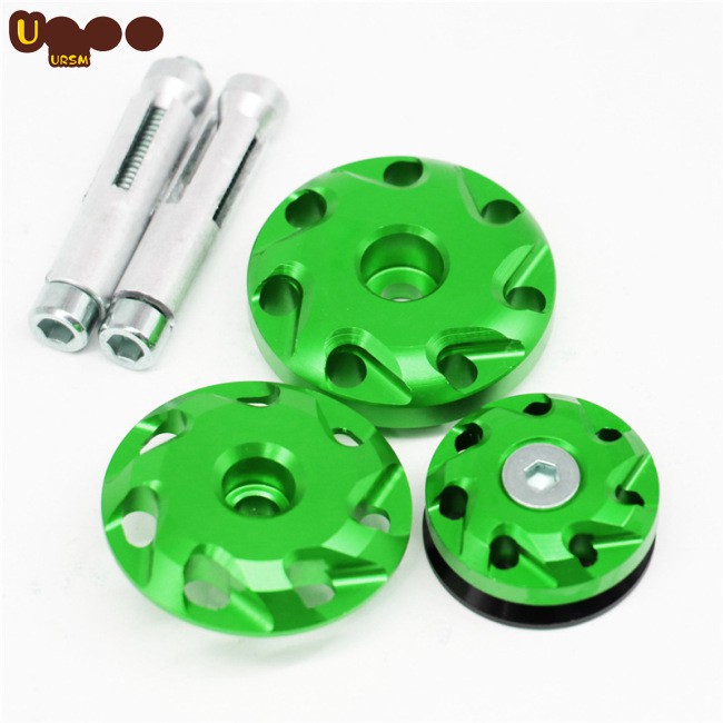 COD Motorcycle Aluminum Fairing Bolts Frame Hole Caps Screws For Kawasaki Z1000 10-16 Z1000SX 11-15