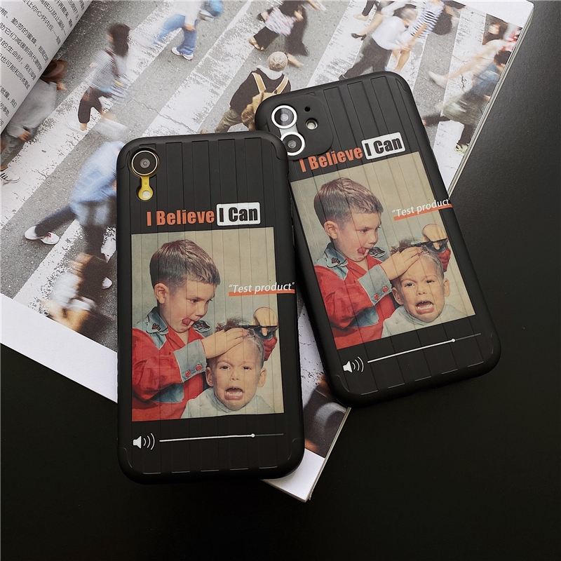 Ốp điện thoại mềm họa tiết bé trai phong cách thời trang Âu Mỹ cho iPhone 7/8 Plus/X/XS/XR/XS MAX/11/11 PRO/11 Pro MAX | BigBuy360 - bigbuy360.vn