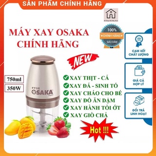Máy xay thực phẩm, máy xay thịt, xay đá, hoa quả đa năng 4 lưỡi dao osaka nhật bản 750ML BH 12 tháng