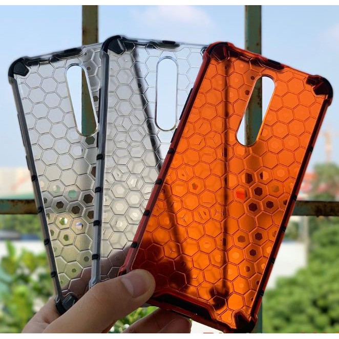 Ốp lưng chống sốc, chống va đập tuyệt đối cho Xiaomi  note 8 / note 8 pro họa tiết lục lăng đẹp mắt