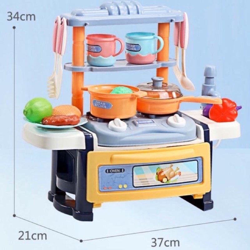 Bộ đồ chơi nhà bếp size to cho bé có vòi bơm nước