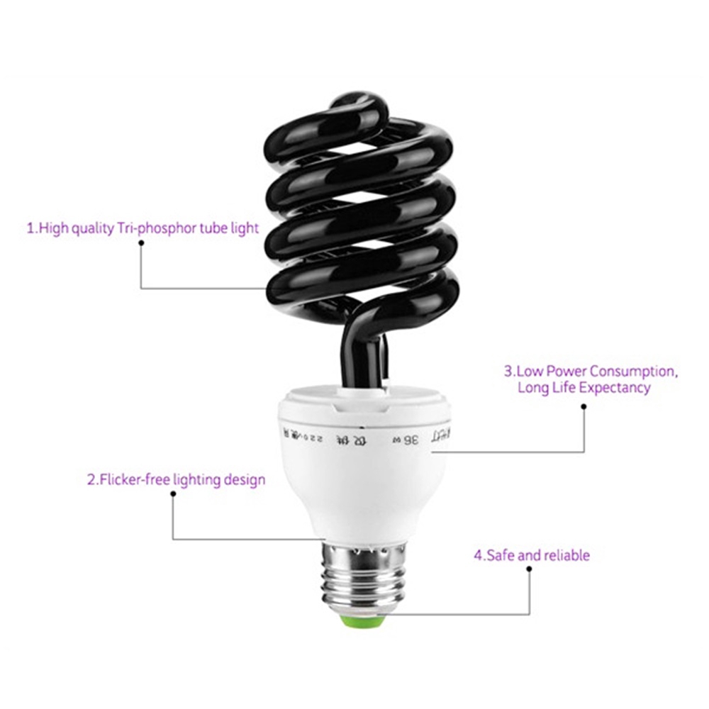 Bóng đèn UV E27 tiết kiệm năng lượng đa dụng | BigBuy360 - bigbuy360.vn