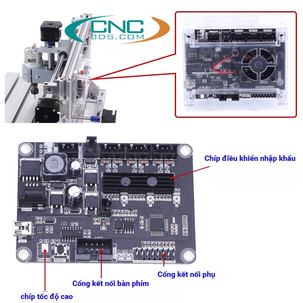 Mạch điều khiển máy cnc mini GRLB