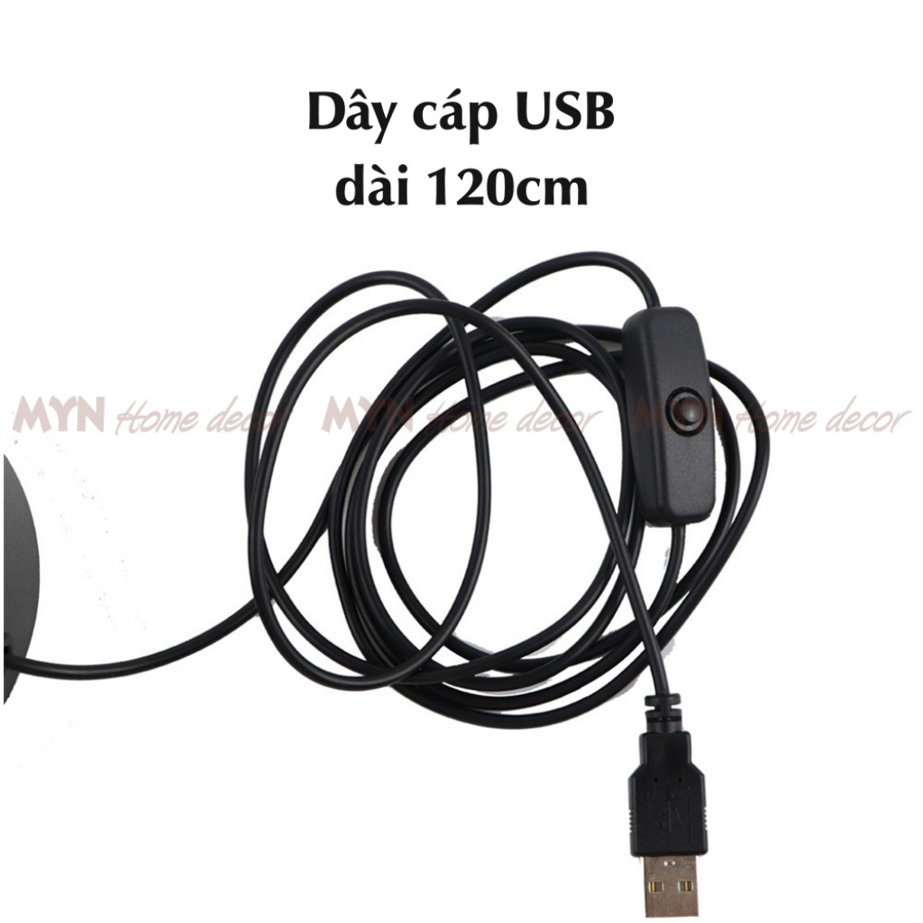 Đèn Sunset, đèn hoàng hôn hỗ trợ quay video/ chụp ảnh Tiktok cực chill - USB 5V MYN Home