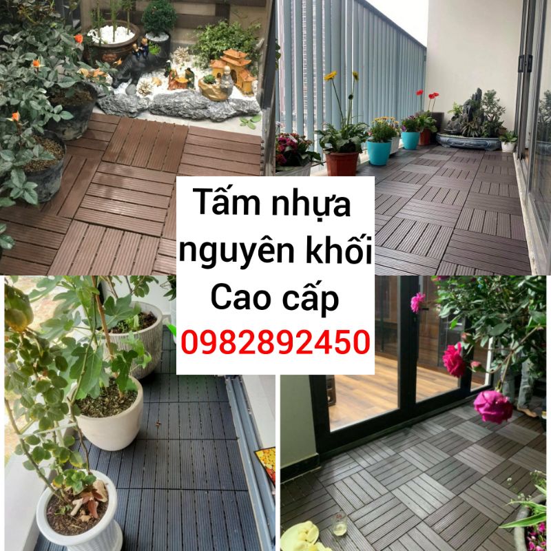 [SALES SỐC] Vỉ nhựa lót sàn ban công, chống trơn trượt , trang trí sân vườn tiểu cảnh. hàng VNXK