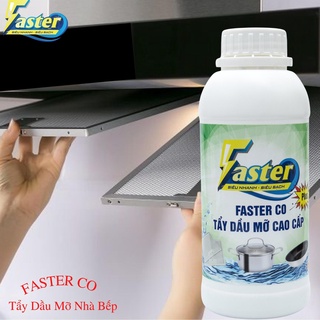 Tẩy dầu mỡ nhà bếp, xoong nồi, chậu rửa chén,  máy hút mùi, vệ sinh nhà bếp, diệt khuẩn Faster CO Plus 500ml