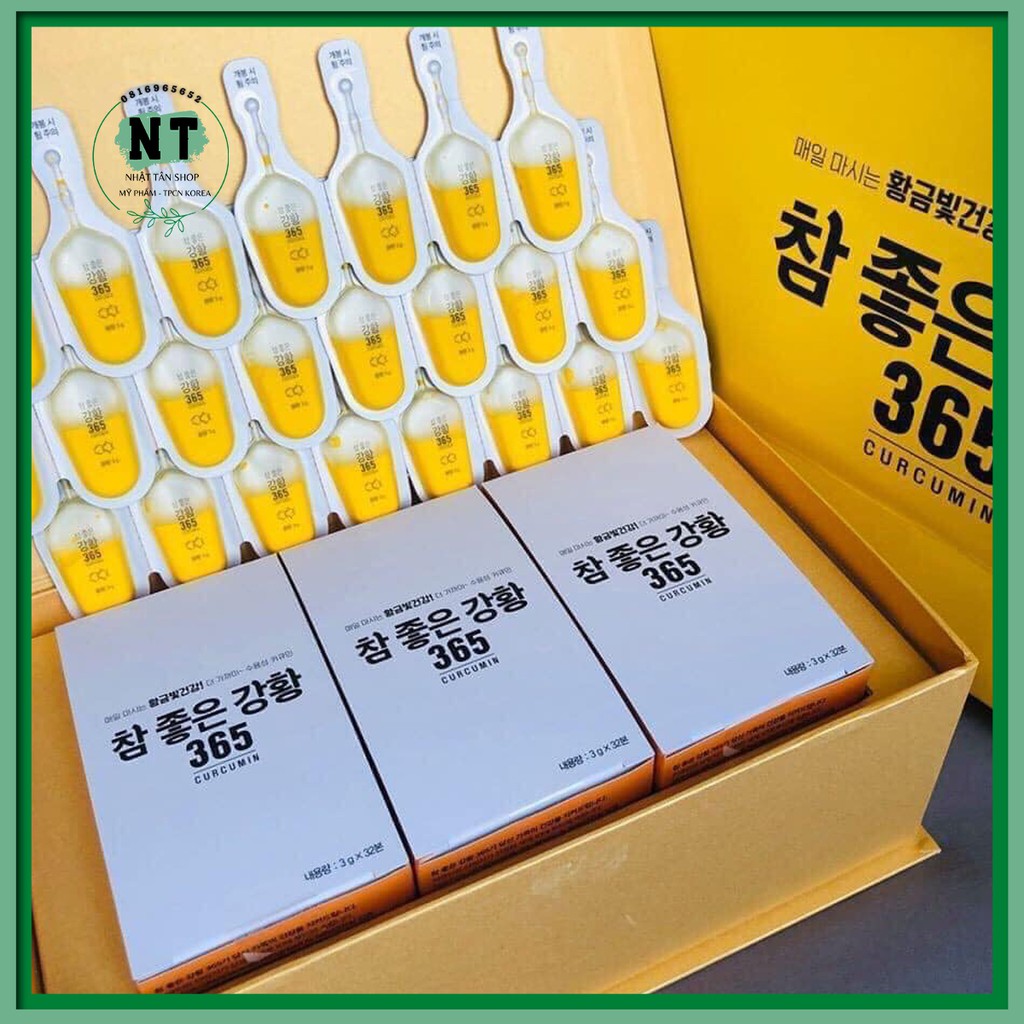 Tinh chất nghệ 365 Hàn quốc - Tinh chất nghệ nhập khẩu, giữ dáng, đẹp da