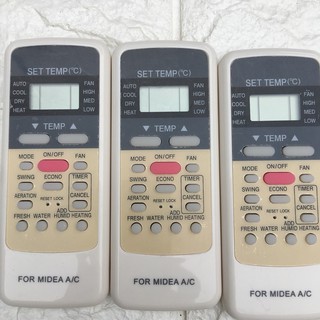Điều khiển điều hòa Midea